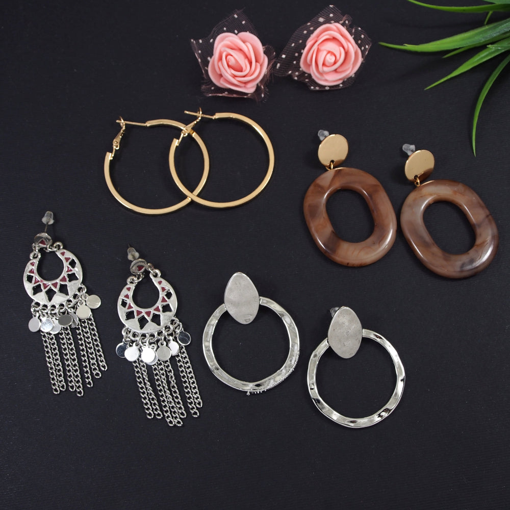 Set of 4 Combo of Western Earring