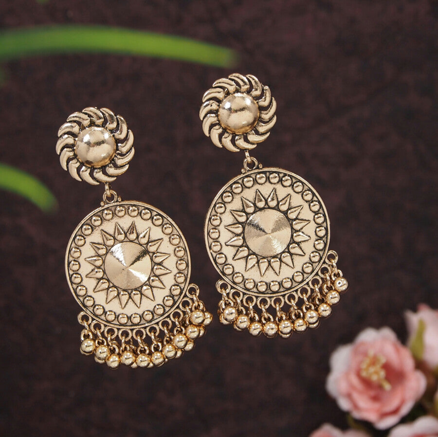 Antique Gold/Silver Plated Trendy Stylish Fancy Jhumki Earring