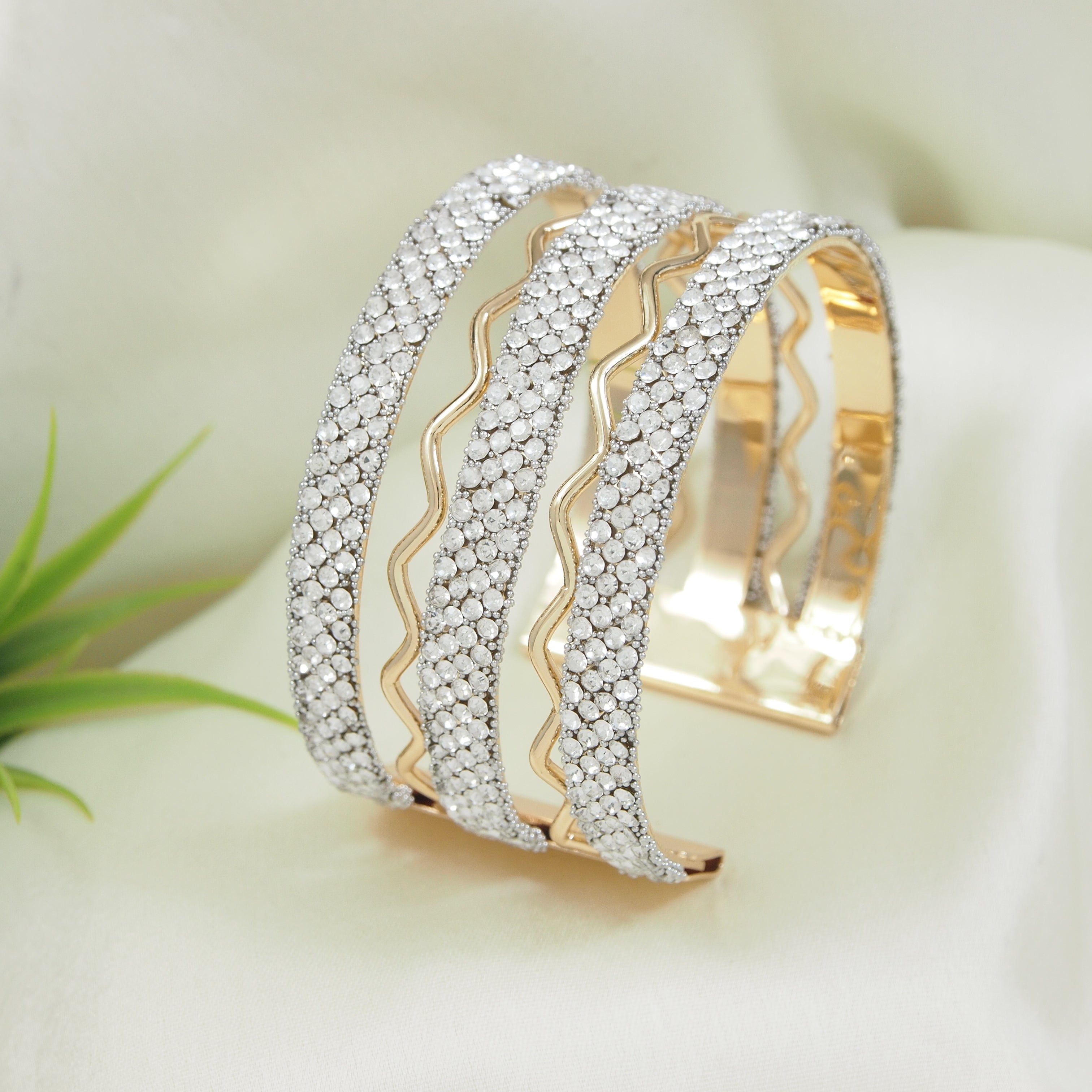 Multi Layered Adjustable Cuff Kada