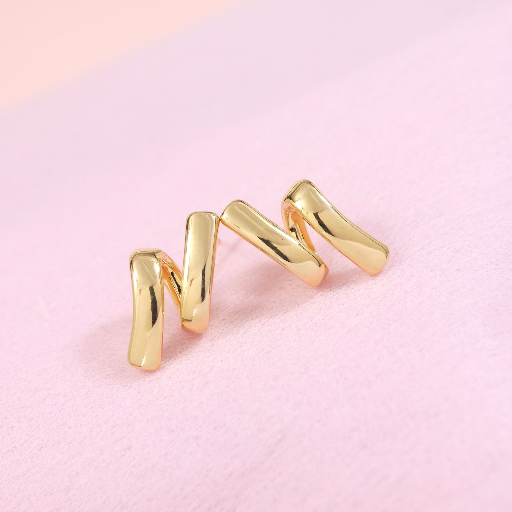 Korean Gold/Silver Plated Stud Earring