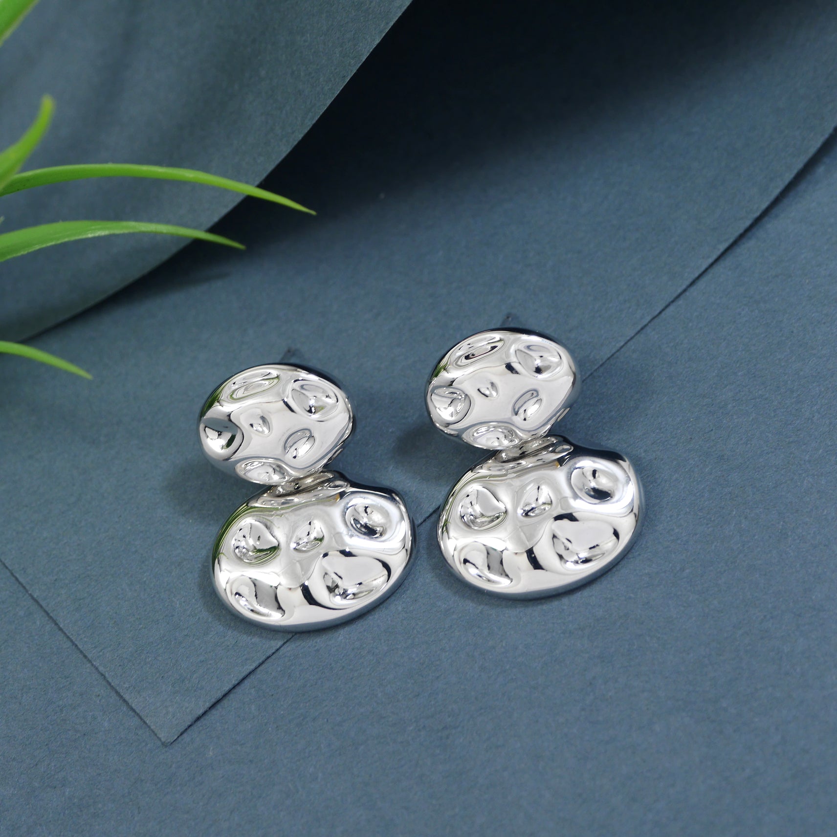 Korean Silver Plated Stylish Drop Earring