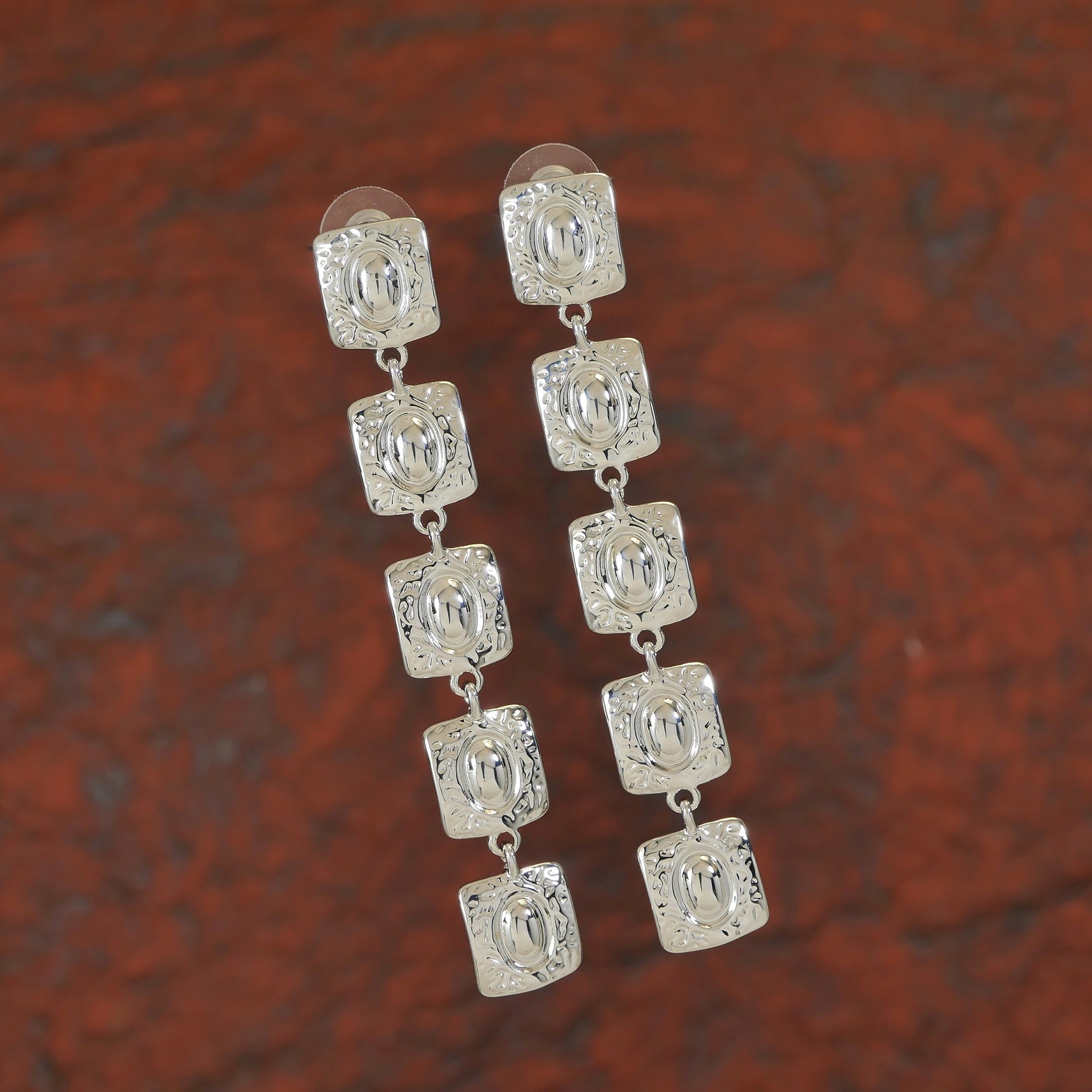 Korean Silver Plated Dangler Earring