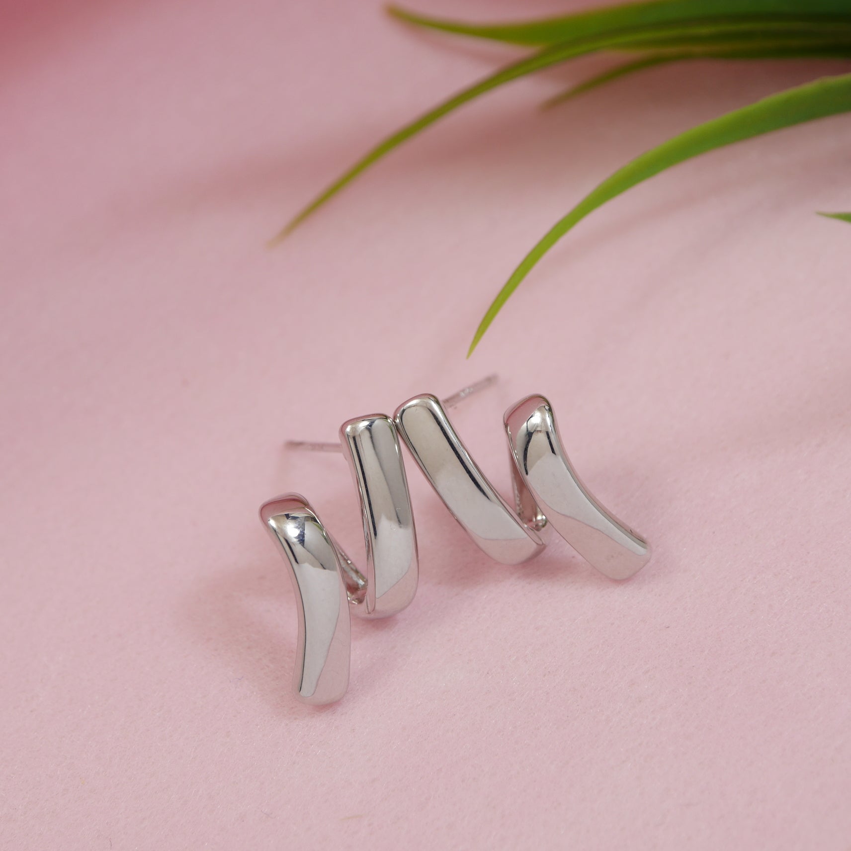 Korean Gold/Silver Plated Stud Earring