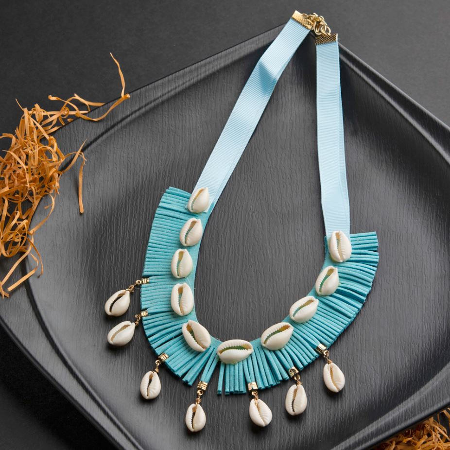 Cowrie Shell Handcrafted Western Choker Necklace