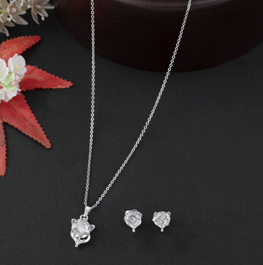 Mini Heart Shaped CZ  Set