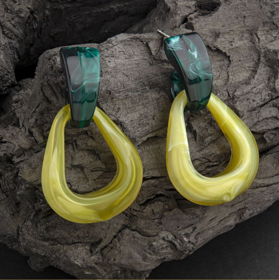 Resin Acrylic Western Fashion Earring