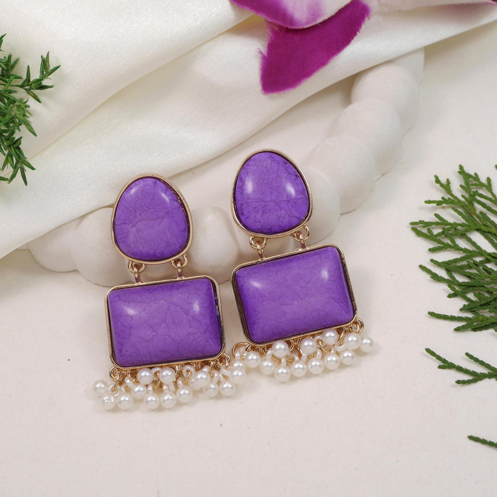 Multi Colour Western Earring